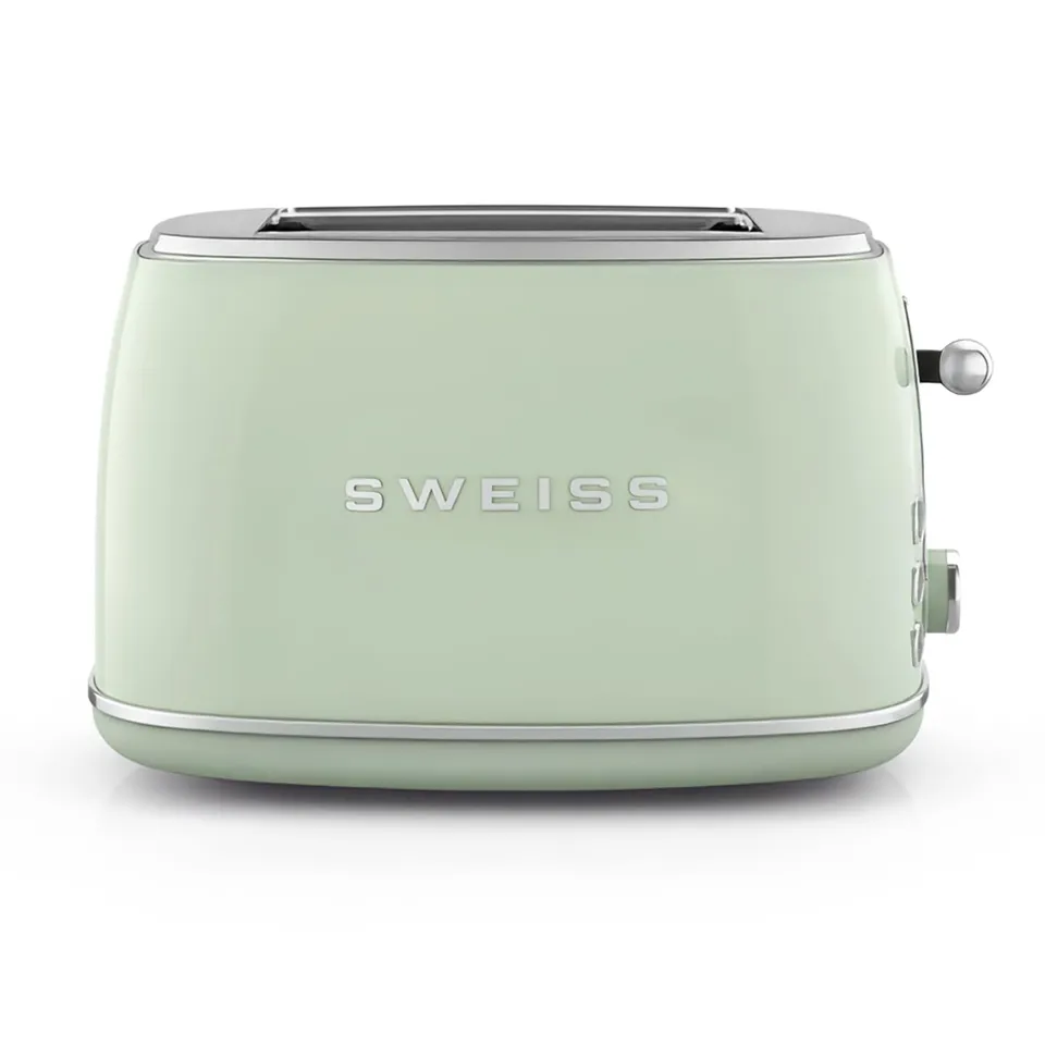 sweiss-grs7-vintage-toaster-gr-n-2-schlitze-850w-baguette image 1