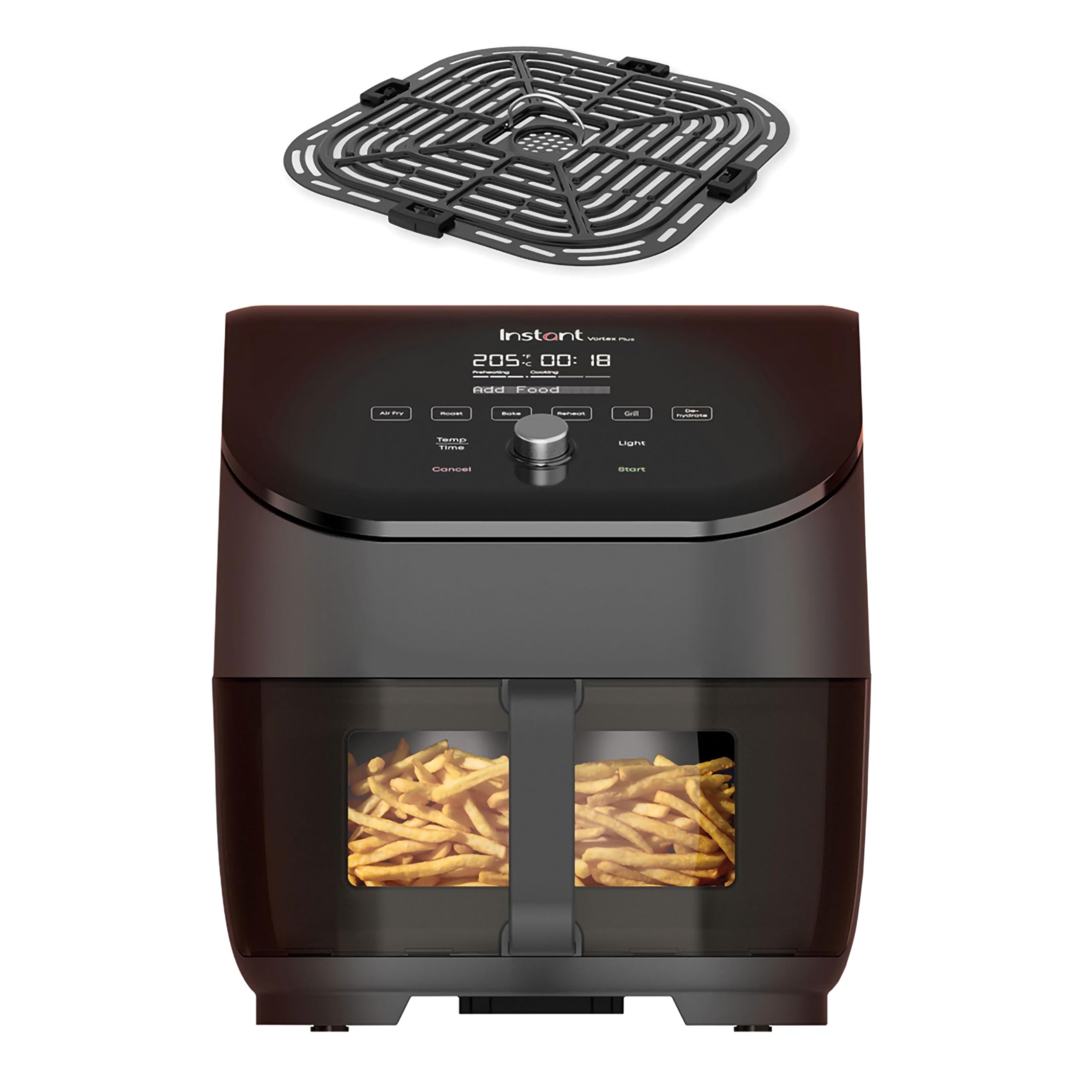 instant-pot-vortex-plus-hei-luftfritteuse-schwarz-5-7l-6-in-1-clearcook image 3