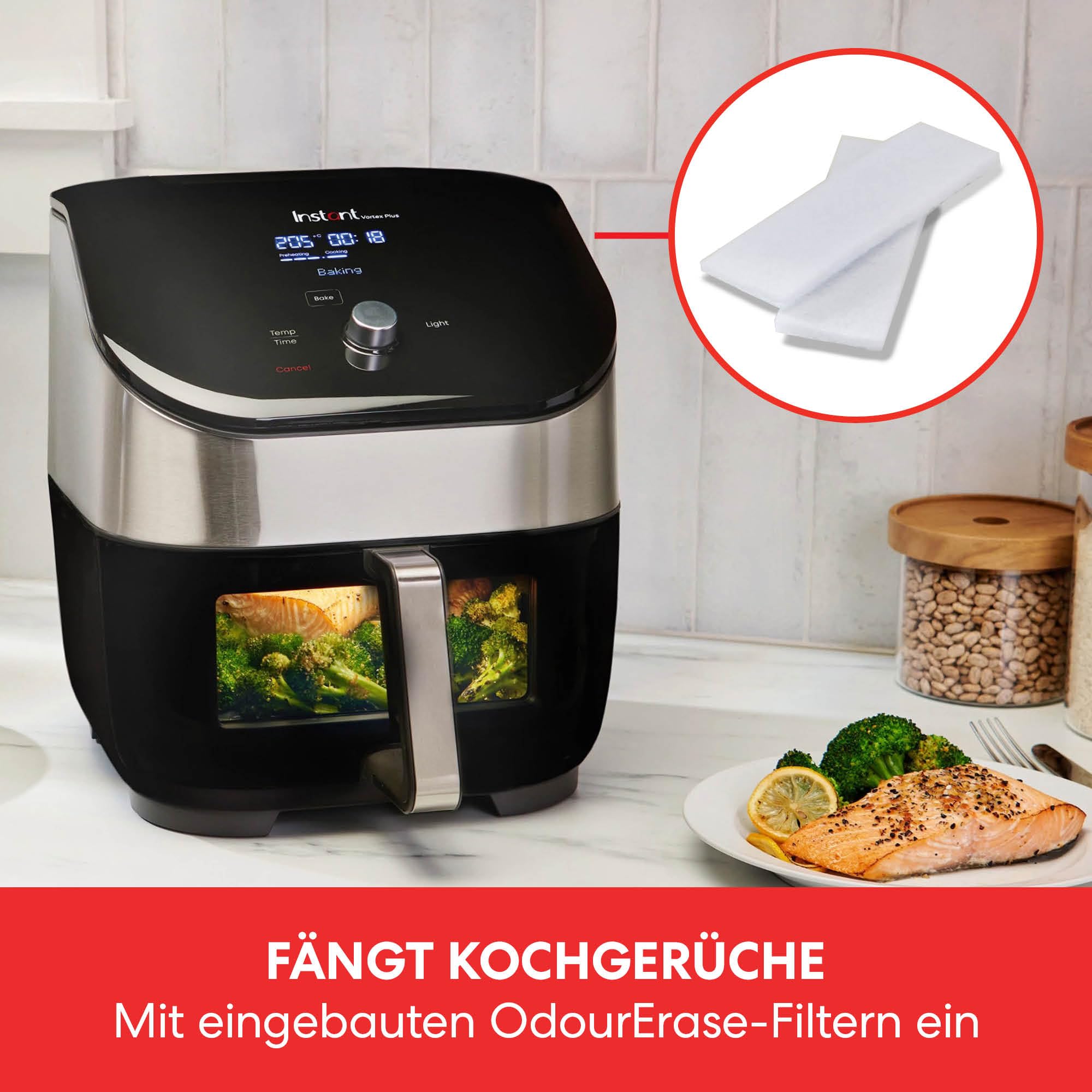 instant-pot-vortex-plus-hei-luftfritteuse-edelstahl-5-7l-6-in-1 image 3