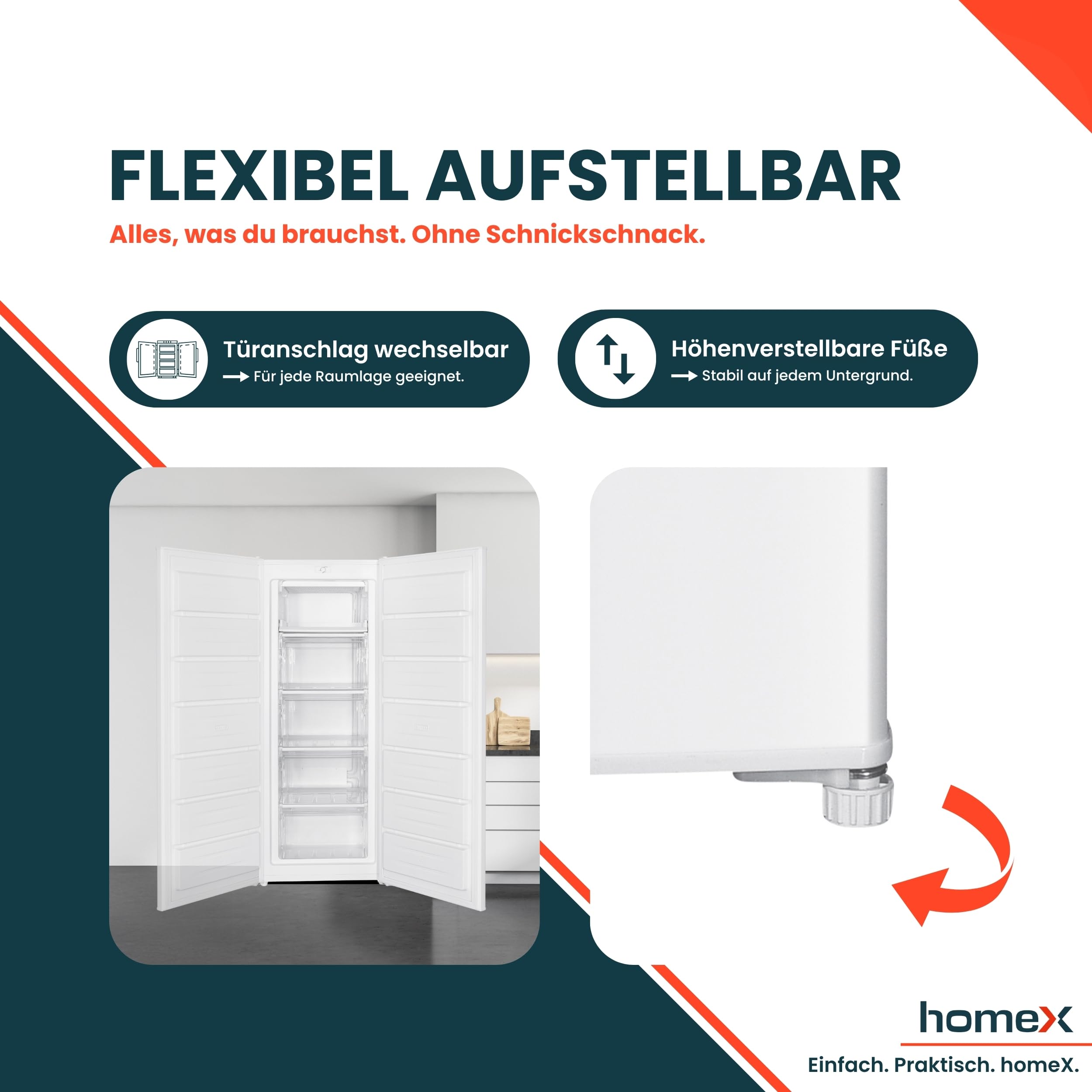 homex-gefrieren-fs1682e-w-168l-gefrierschrank-wei-low-frost image 7
