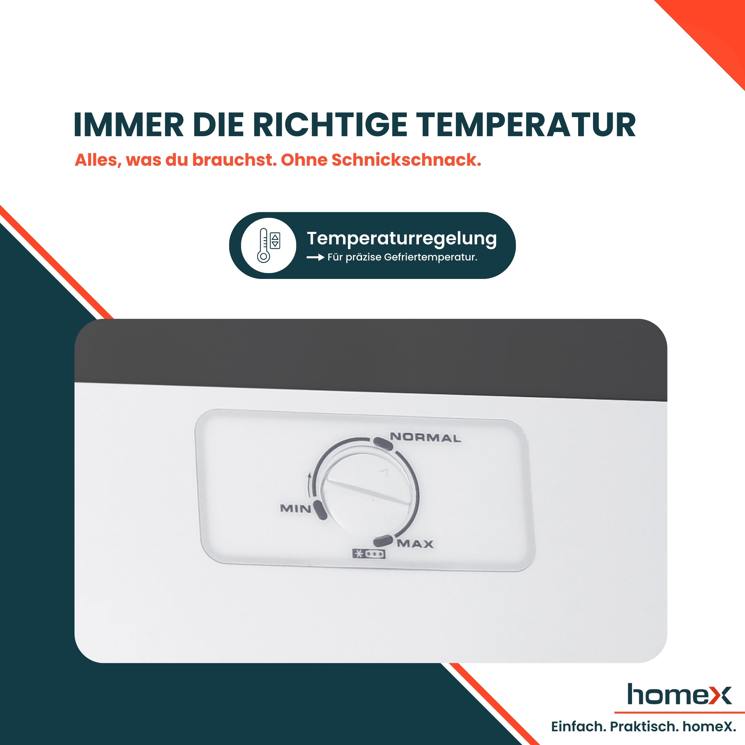 homex-gefrieren-fs1682e-s-168l-gefrierschrank-silber-low-frost image 6