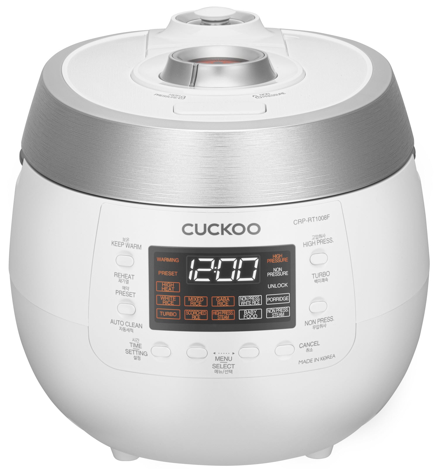 cuckoo-twin-pressure-crp-rt1008f-reiskocher-10-cups image 1