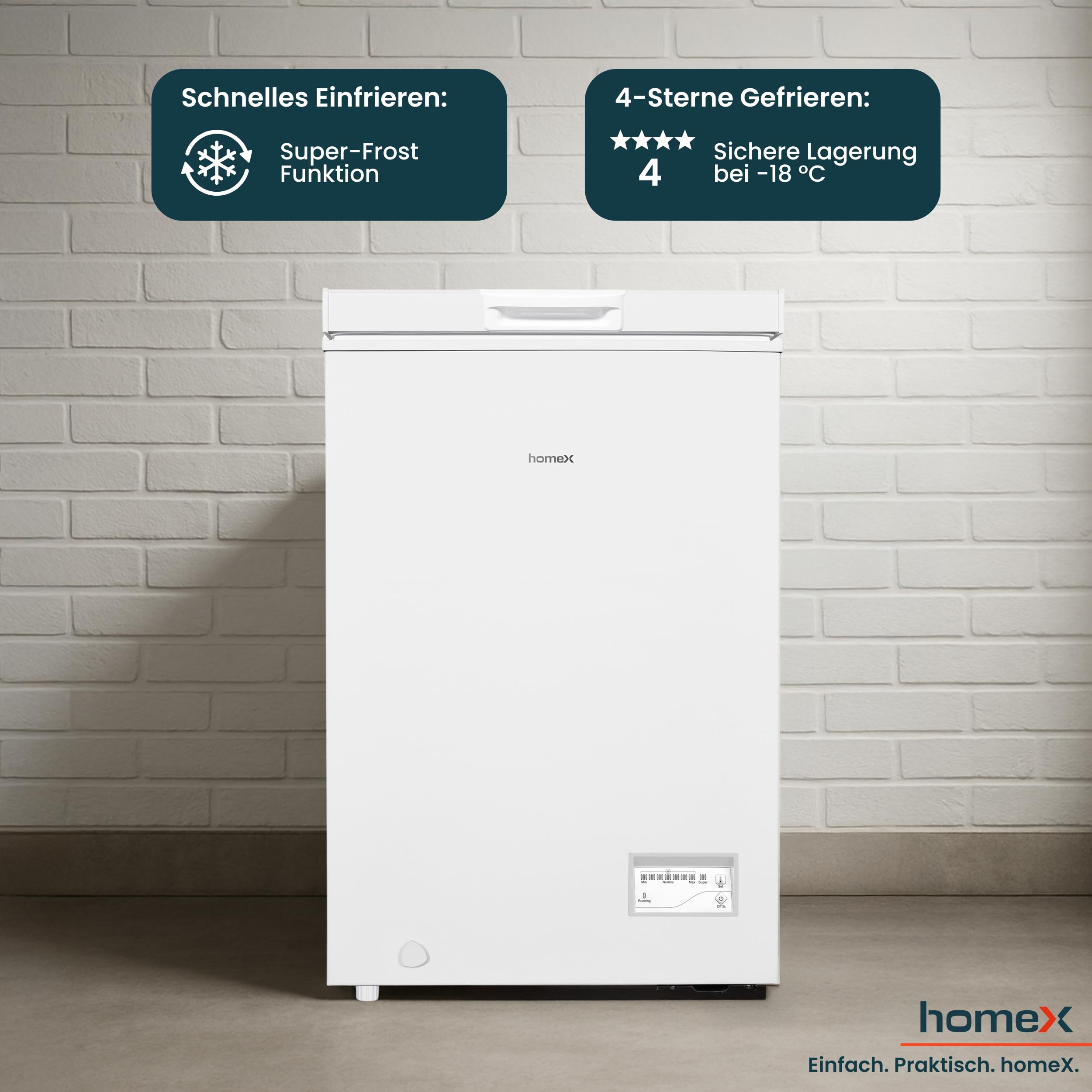homex-gefrieren-ft0981-w-gefriertruhe-98-liter-wei-4-sterne image 4