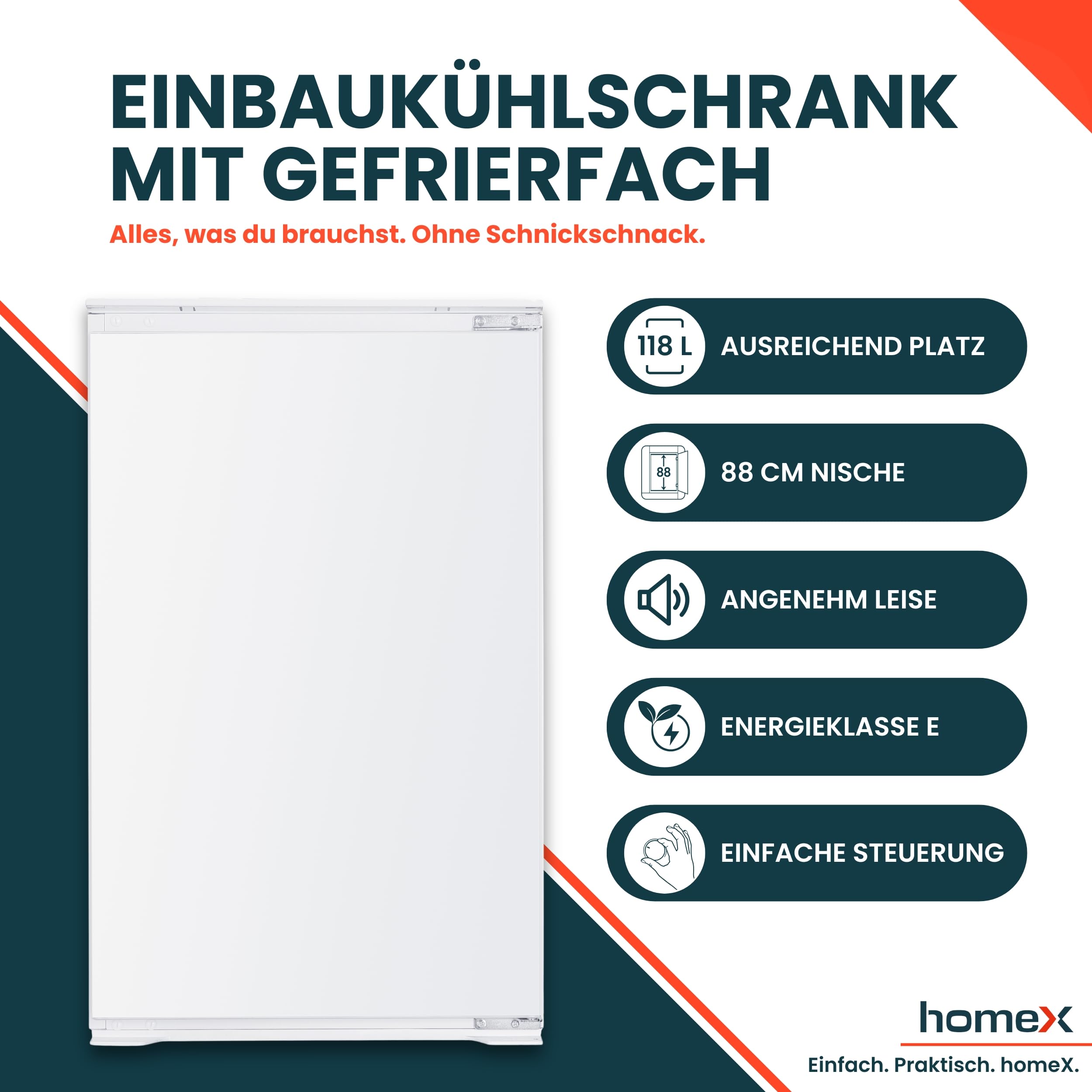 homex-cfb1181e-einbauk-hlschrank-118-l-88-cm-gefrierfach image 2
