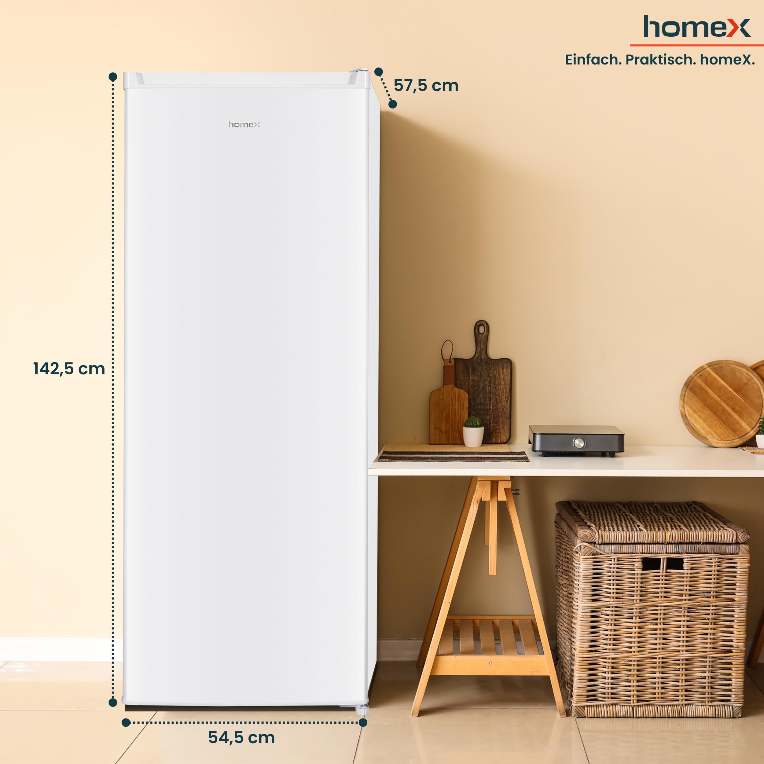 homex-gefrieren-fs1682e-w-168l-gefrierschrank-wei-low-frost image 4