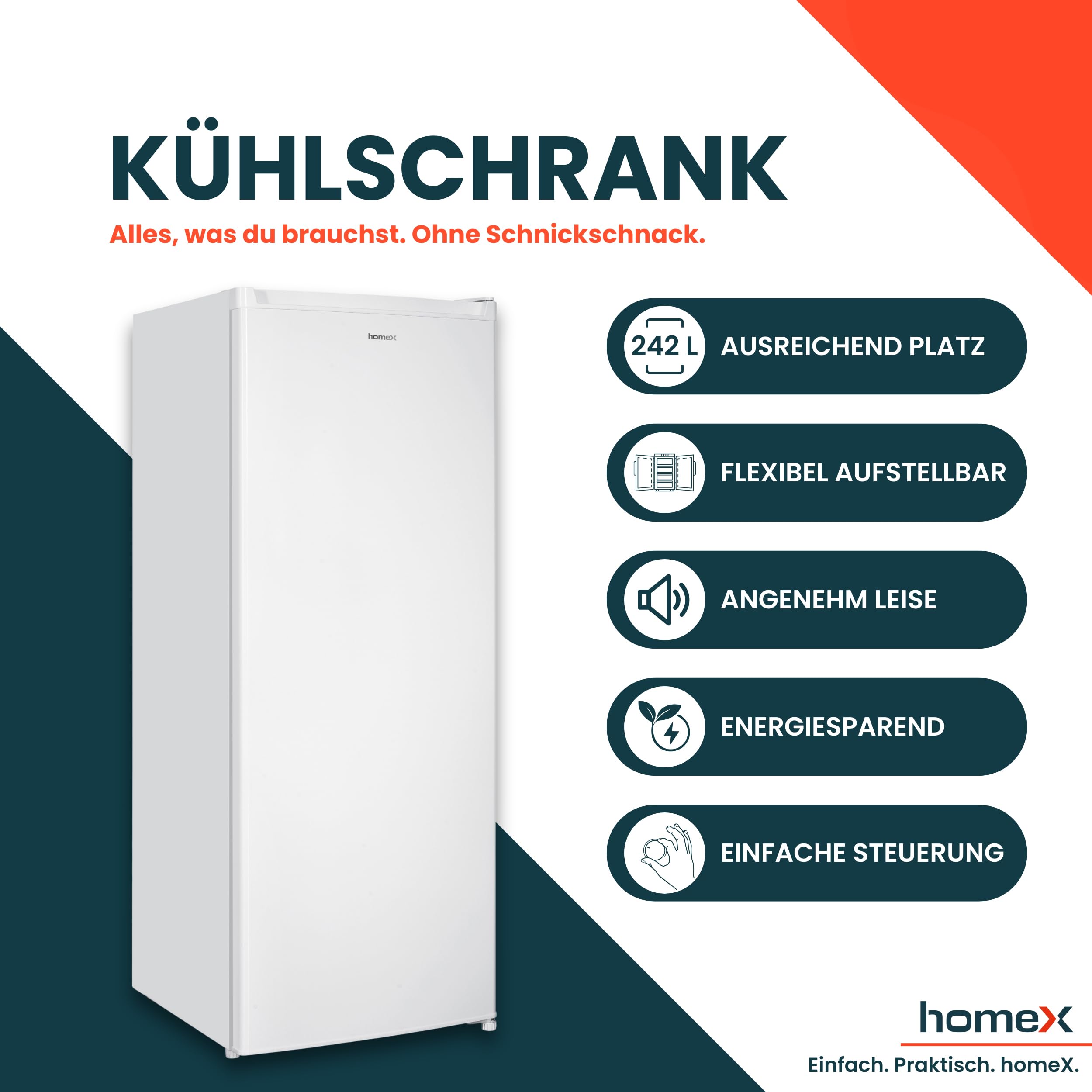 homex-cs2421e-w-k-hlschrank-242-l-ohne-gefrierfach image 2