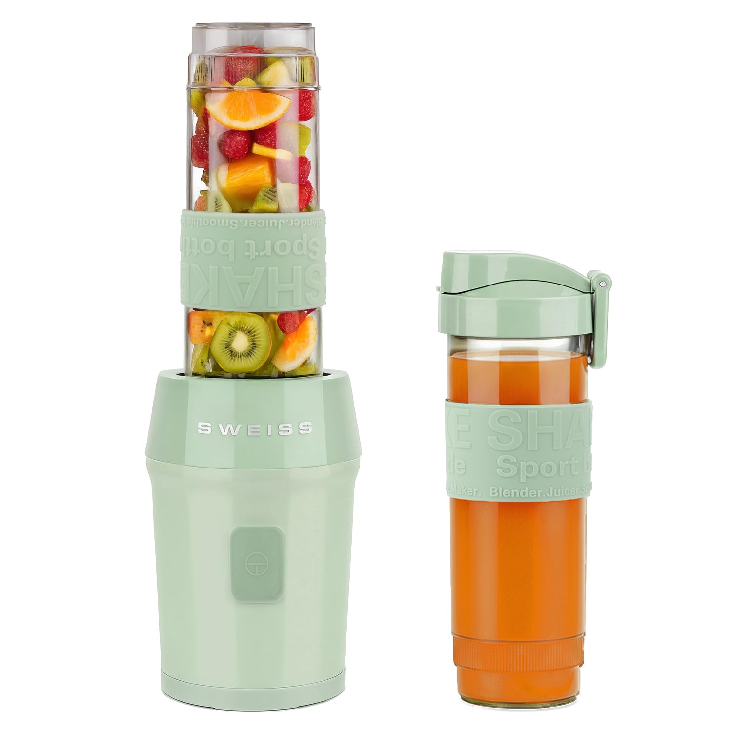 sweiss-moov8-mini-blender-smoothie-maker-300w-beige-2x570ml image 8