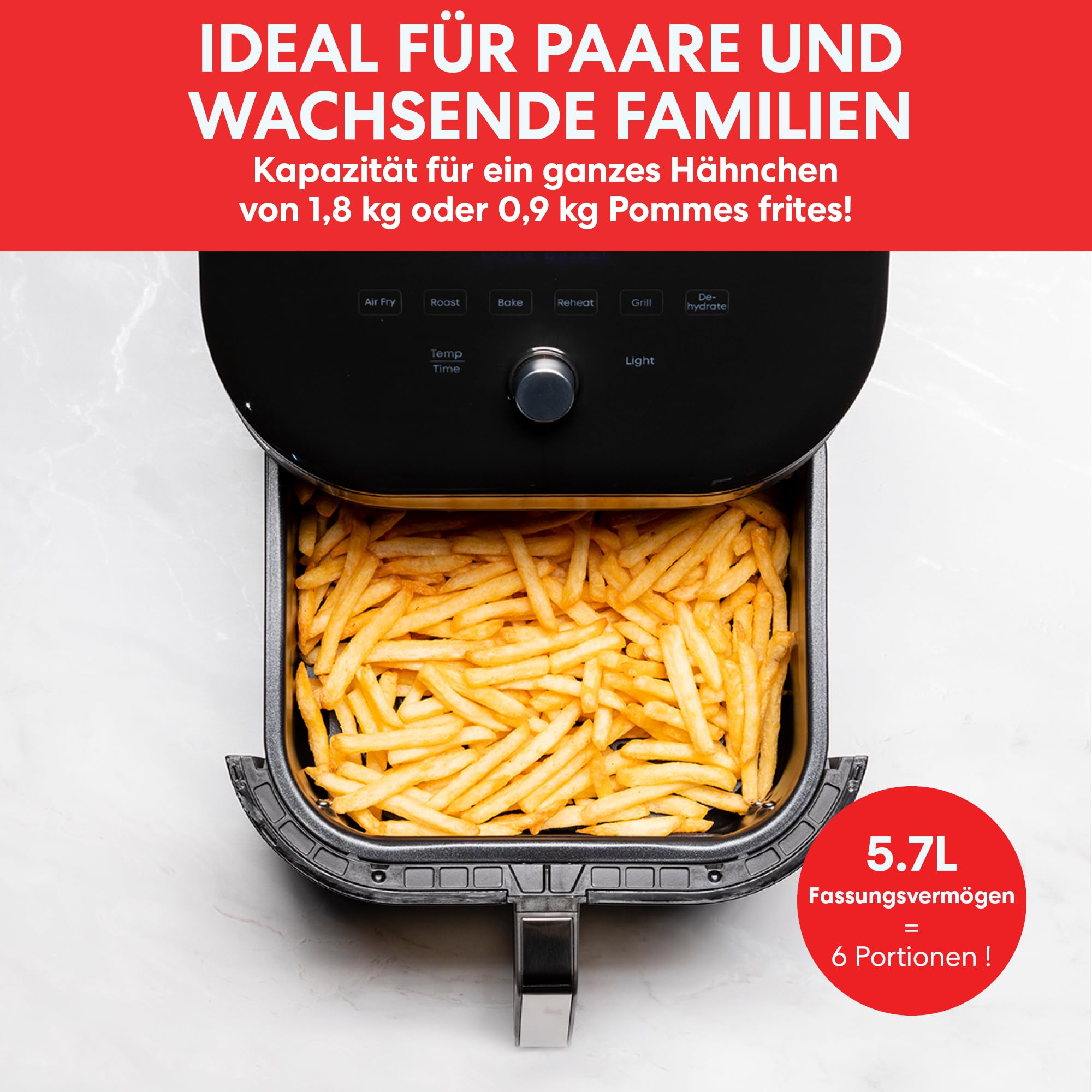 instant-pot-vortex-plus-hei-luftfritteuse-edelstahl-5-7l-6-in-1 image 5