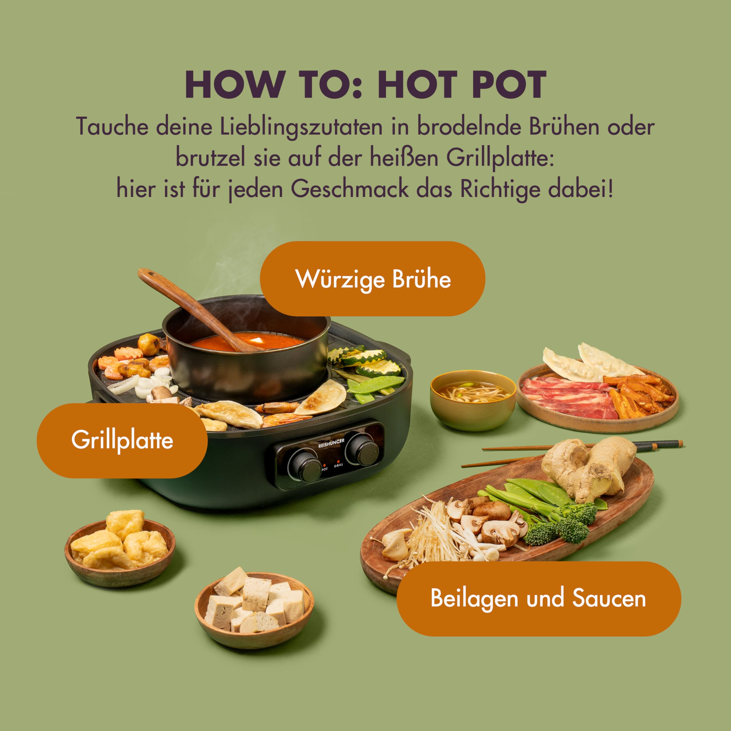reishunger-hot-pot-mit-grillfunktion-2l-topf-2-4-personen image 2