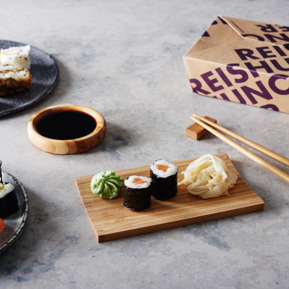reishunger-sushi-servier-set-bambus-4-personen-geschirrset image 2