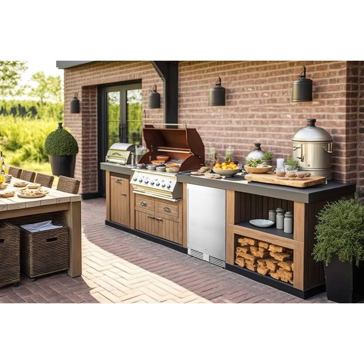 frigelux-rett136a-outdoor-tischk-hlschrank-inox-136-l image 5