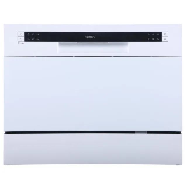 homex-gst6ae-w-tischgeschirrsp-ler-wei-6-gedecke image 1