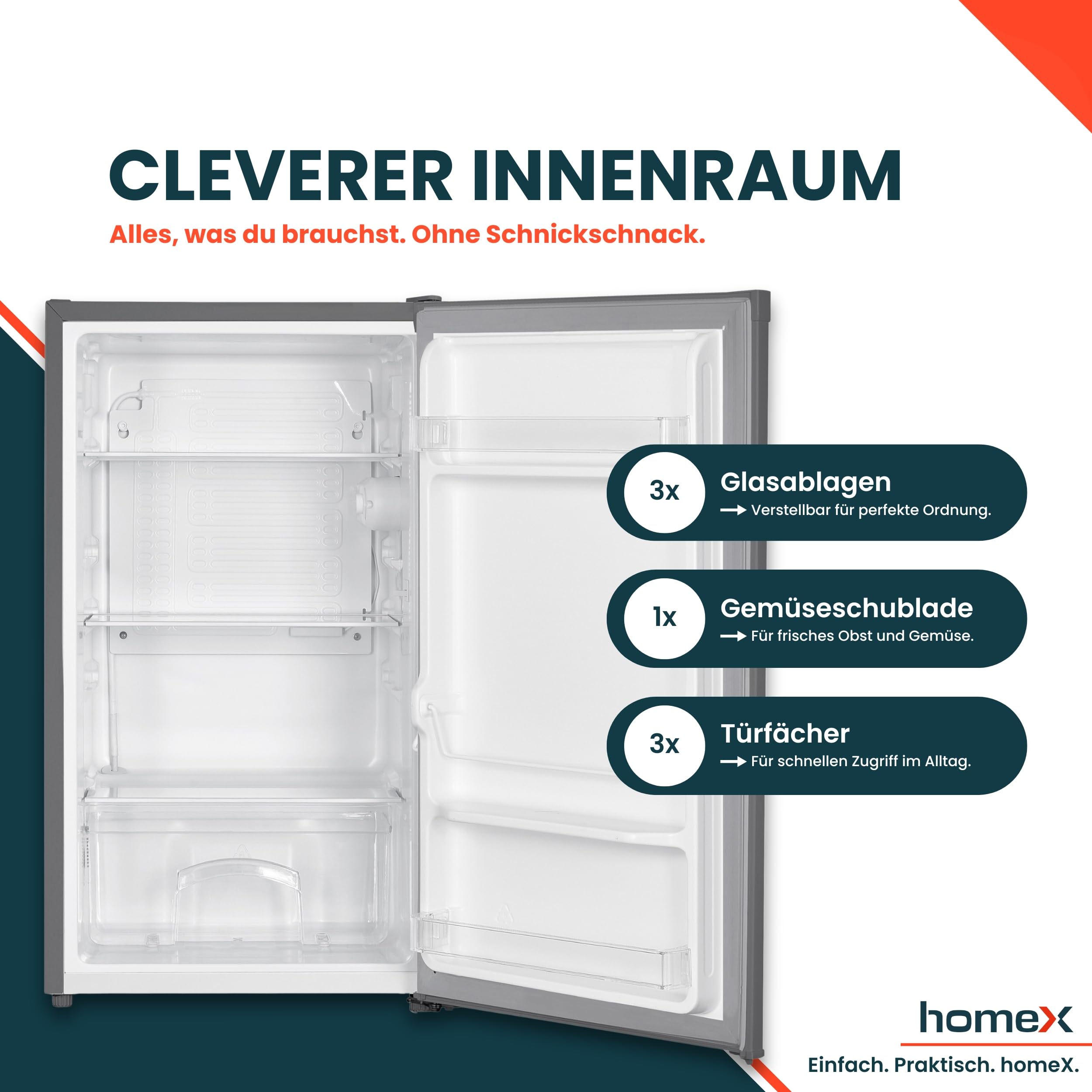 homex-cs1016-s-k-hlschrank-88l-silber-ohne-gefrierfach-leise image 3