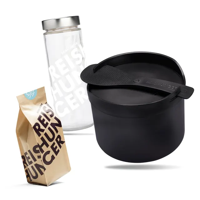 reishunger-mikrowellen-reiskocher-starter-set-1-7-l-schwarz image 1