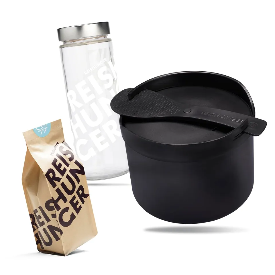 reishunger-mikrowellen-reiskocher-starter-set-1-7-l-schwarz image 1