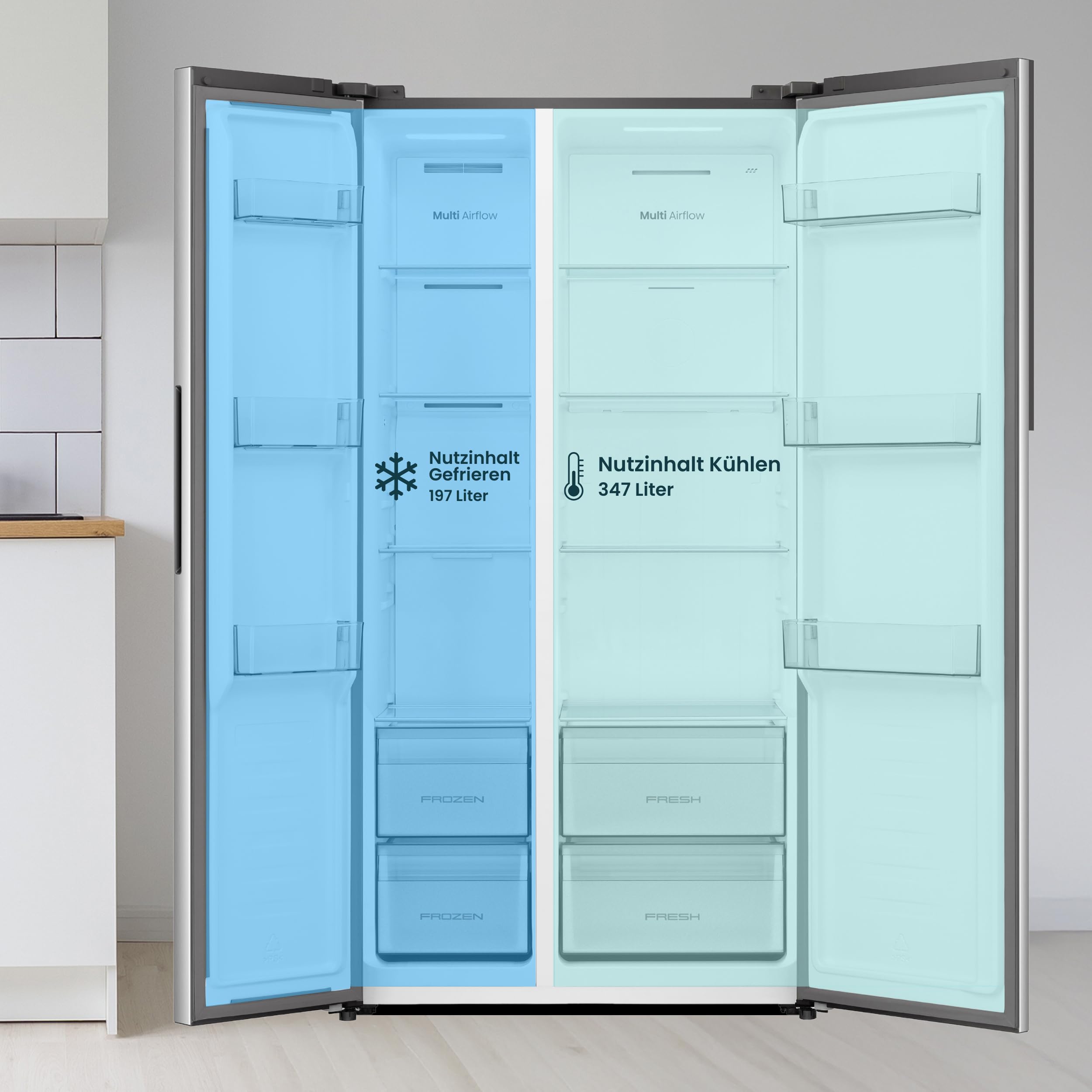 homex-k-hlen-cfbsn5441c-s-side-by-side-k-hlschrank-silber-544-l image 5