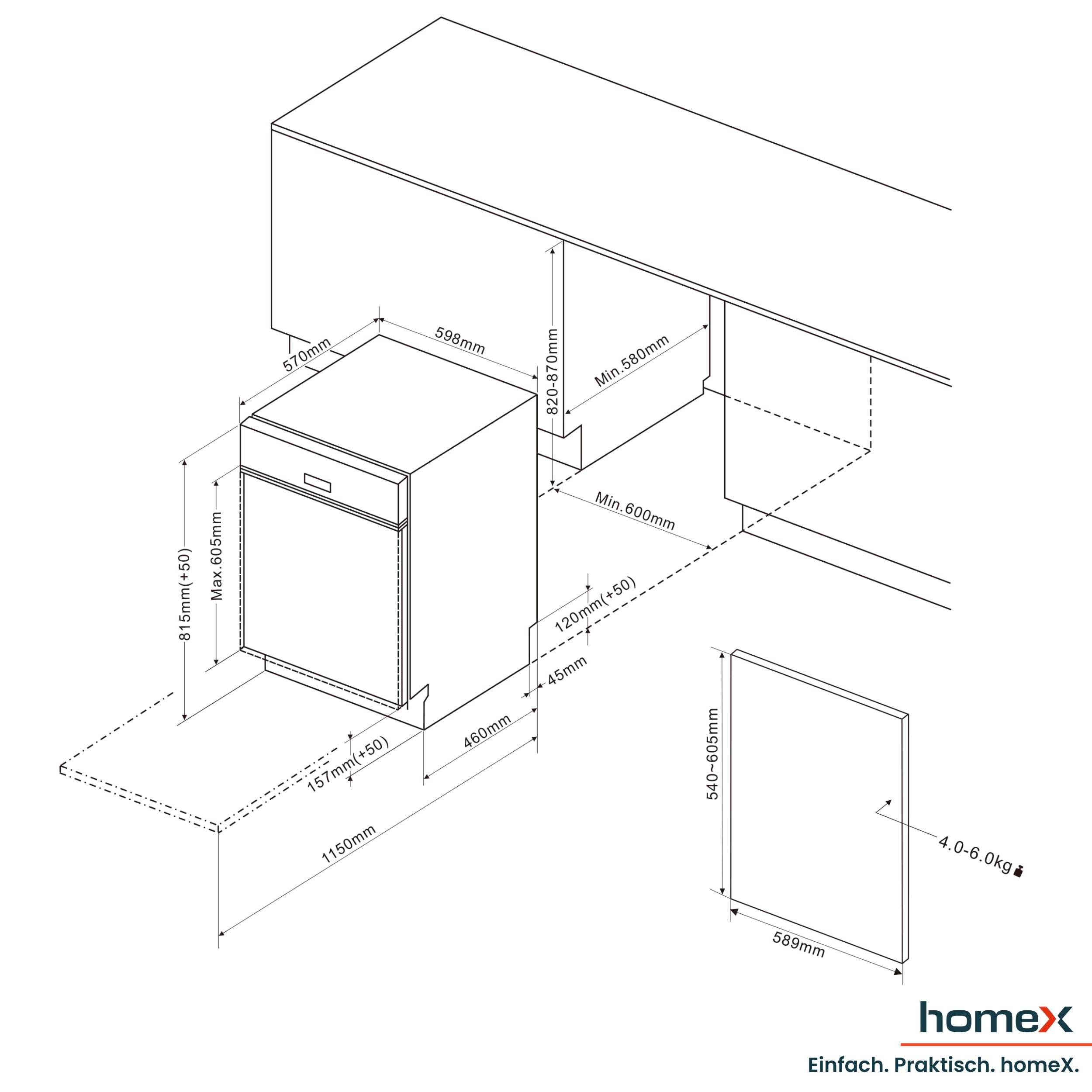 homex-sp-len-dwsi601442a-geschirrsp-ler-60cm-teilintegrierbar-a image 5