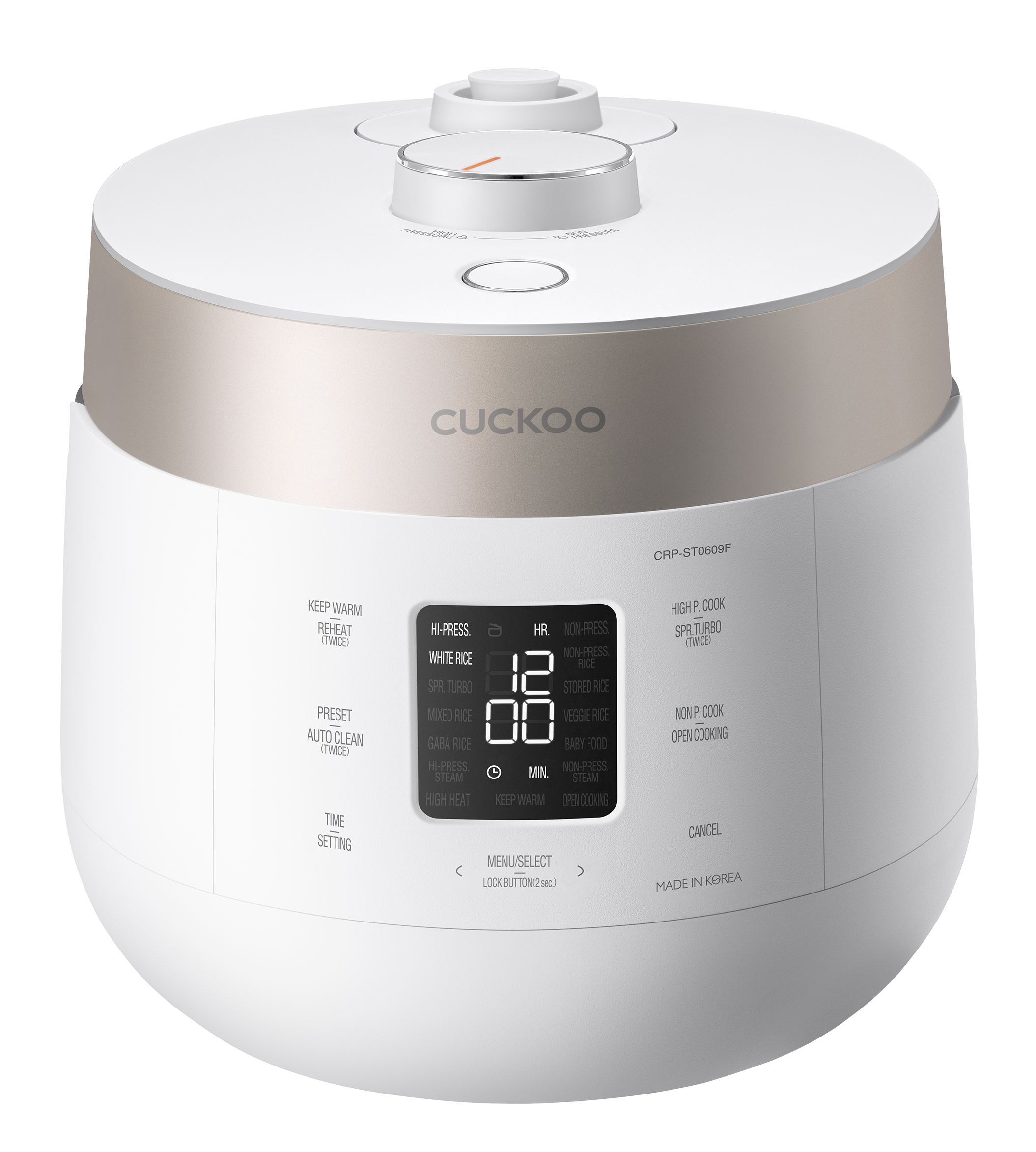 cuckoo-twin-pressure-crp-st0609f-reiskocher-6-cups-wei image 1