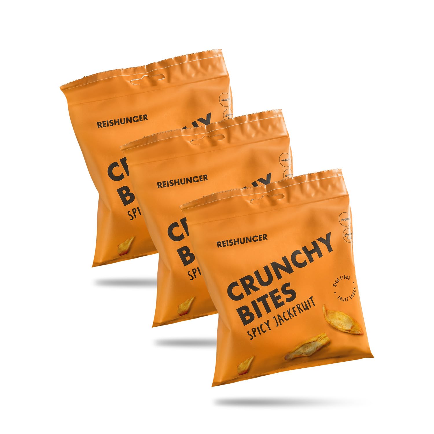 reishunger-crunchy-bites-spicy-jackfruit-3x40-g-snack image 1