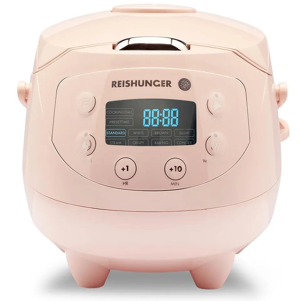 reishunger-digitaler-mini-reiskocher-rosa-0-6-l-8-programme image 1