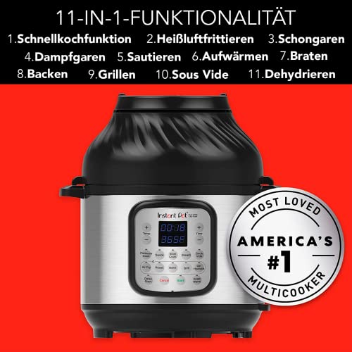 instant-pot-duo-crisp-air-fryer-multikocher-8l-11in1 image 8